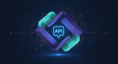 Conceptual illustration of API connections, crucial for understanding headless commerce.
