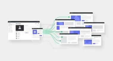 Diagram showing how the Astra Theme connects to multiple website layouts and designs.