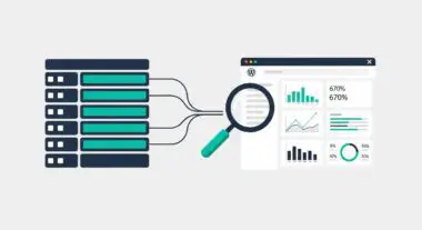 Visual representation of data analysis and optimization for database optimization.