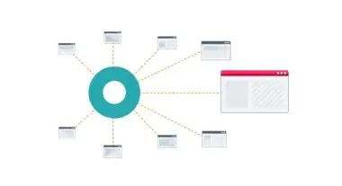 Central node connected to multiple external web page icons, illustrating a diffusion model concept.