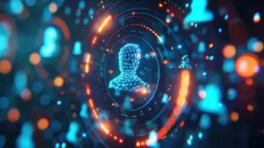 Digital Identity and Network Connectivity Concept.