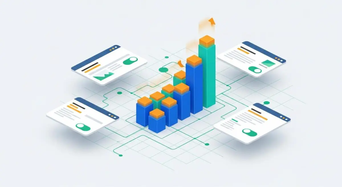 FinTech data visualization showing growth, how FinTech is driving financial inclusion in developing countries.