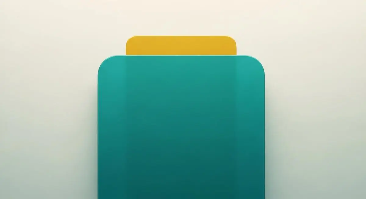 Abstract representation of a mobile phone screen displaying a tabbed interface, symbolizing Mobile-First Indexing.