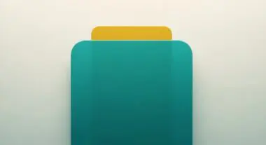 Abstract representation of a mobile phone screen displaying a tabbed interface, symbolizing Mobile-First Indexing.