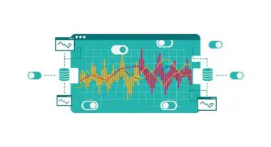 Dashboard showing charts and graphs for model monitoring, indicating performance metrics and data flow.