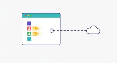 Interface with user icons and a connection to a cloud icon, illustrating Priority Hints.