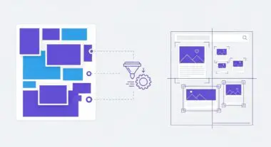 Illustration showing a process to regenerate thumbnails for various image sizes.
