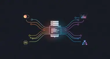 Abstract representation of server architecture with connections, symbolizing root access. By Andres SEO Expert.