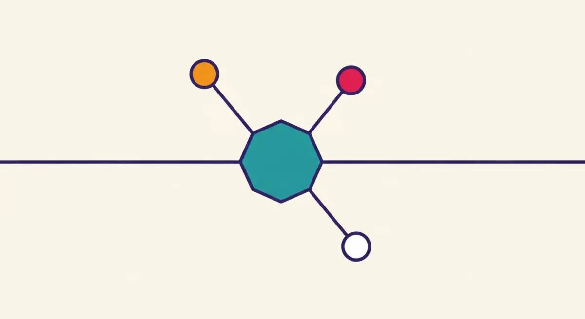 Abstract representation of Semantic Triples with a central node connected to three outer nodes.