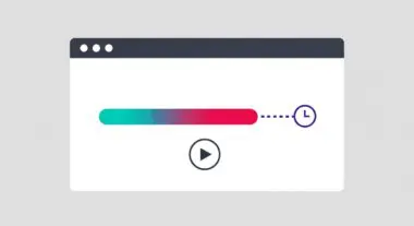 Progress bar indicating time elapsed, representing Total Blocking Time (TBT) in web performance.