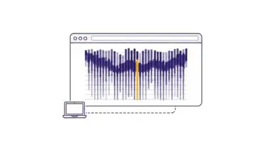 A dashboard displaying a detailed performance graph, highlighting key metrics relevant to WebPageTest analysis.