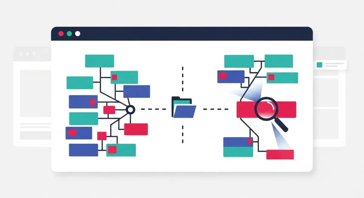 Diagram illustrating complex dependencies and module breakdown for Webpack Bundle Analyzer.