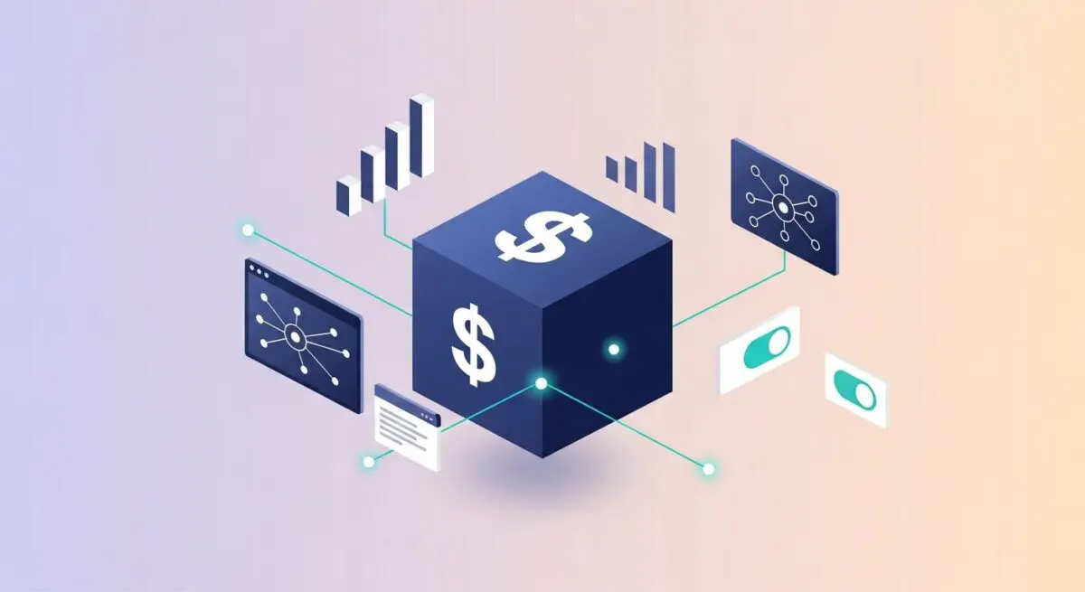 Conceptual illustration showing a cube with dollar signs, representing what could you buy with a billion dollars.