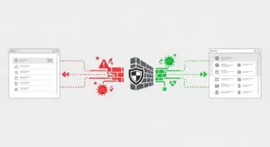 Wordfence firewall protecting website data from virus threats.