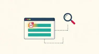 Search result card with notification badge, symbolizing Zero-Click Citation and search engine optimization.