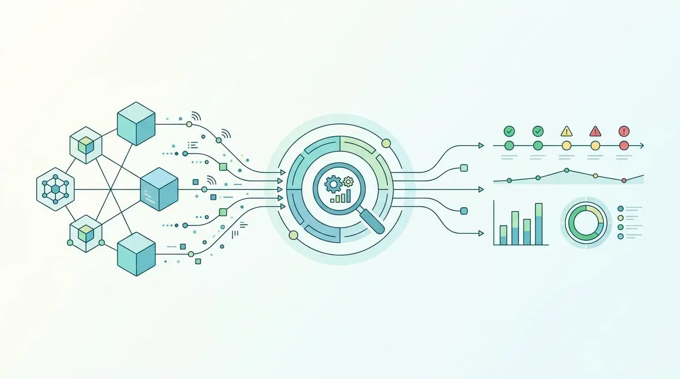 AI-driven routing diagram: support tickets analyzed for instant routing to engineering pods.