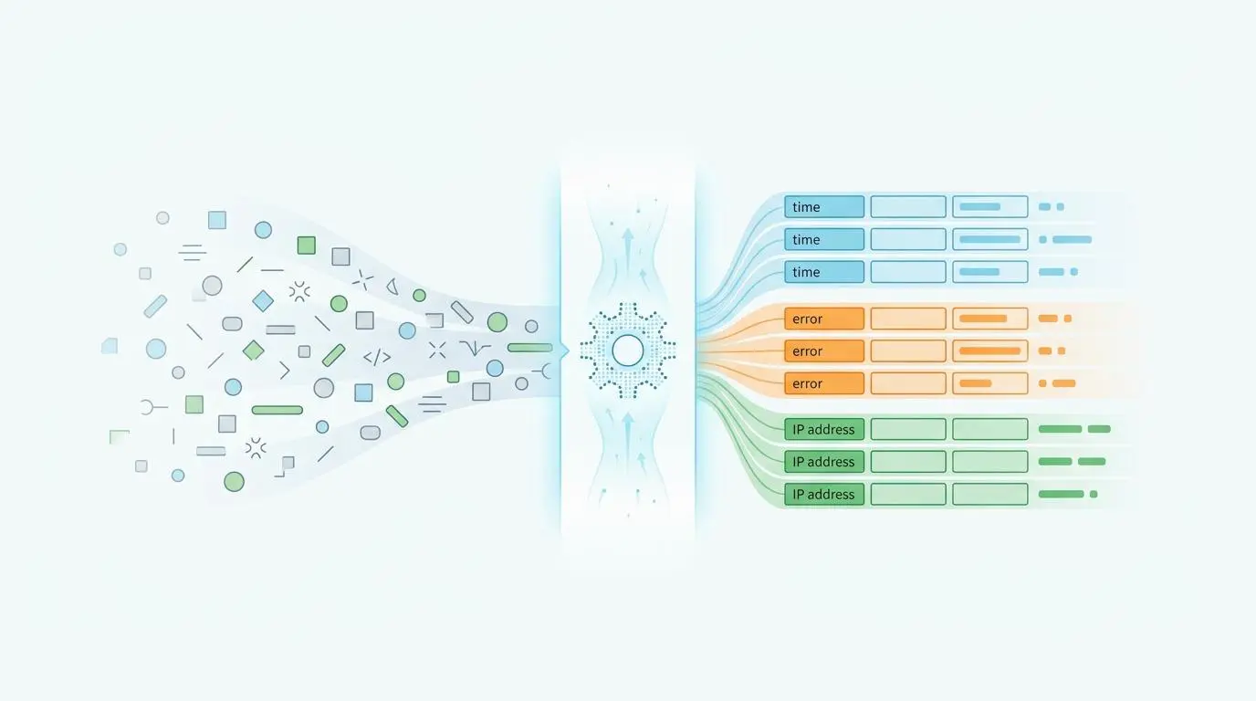 AI NLP models process diverse log data for real-time PII redaction before Splunk ingestion.