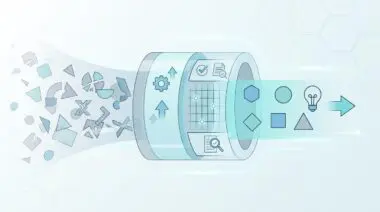 Conceptual diagram illustrating advanced prompt engineering techniques to reduce AI hallucinations.