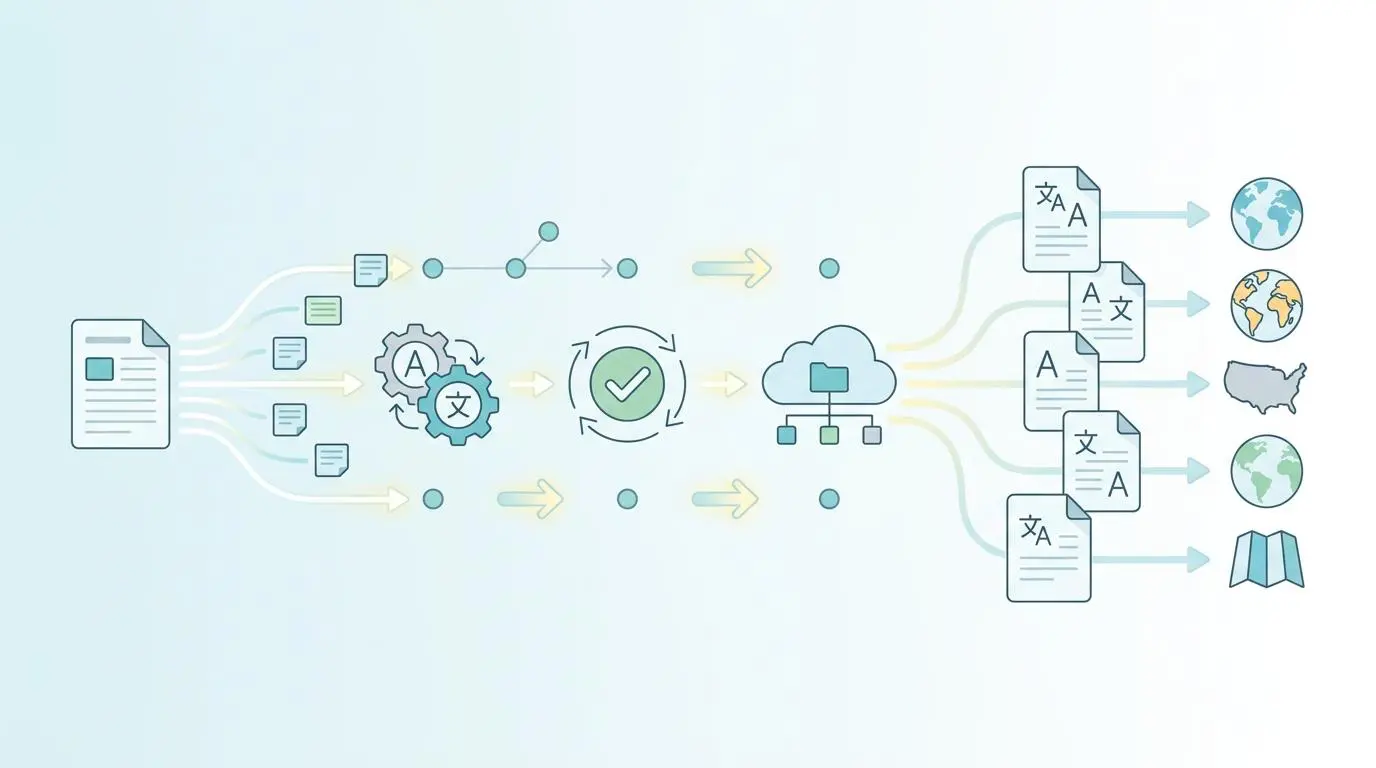 Automated deployment process for localized in-app messaging based on IP detection.