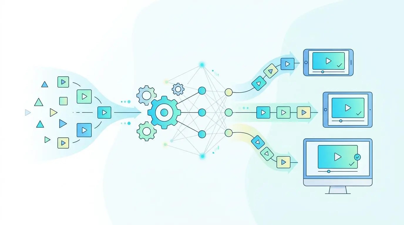 Automated generation and delivery of personalized video greetings for new subscribers via digital pipeline.