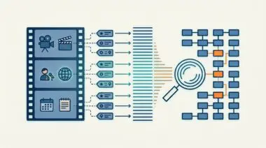 Illustration representing data analysis and content strategy for Becoming Warren Buffett.