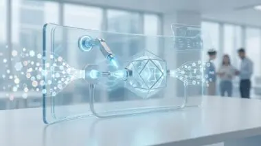 Robotic arm refines a geometric AI model, illustrating how to build a continuous learning pipeline.