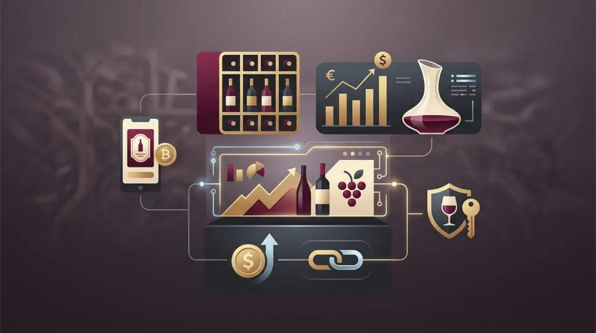 The ultimate Fin-tech stack for wine lovers: crypto, wine investment, and secure transactions.
