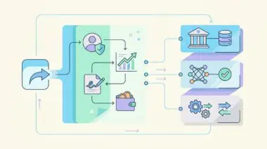 Diagram of the ultimate FinTech stack for a borrower, showing data flow and AI integration.