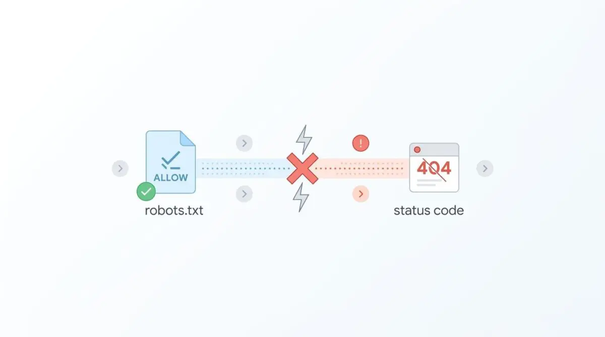 Robots.txt ALLOW directive is blocked by status code 404.