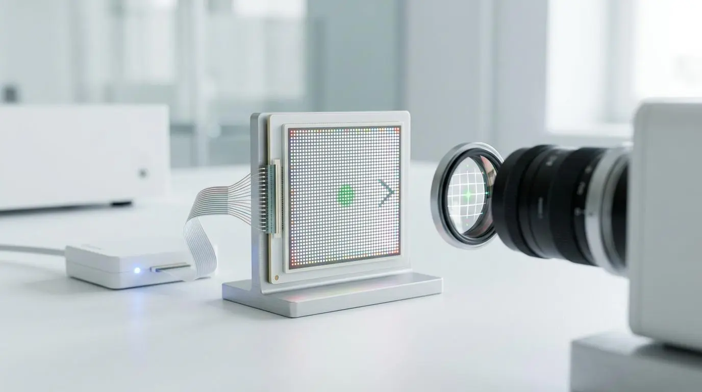 Robotic vision system calibrates instantly to changing factory lighting. By Andres SEO Expert.