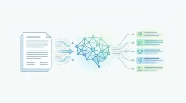 Illustrating the use of LLMs to automate legal contract review and redlining by processing documents and outputting key data.