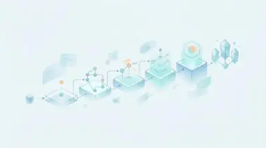 Visualizing how to structure multi-step prompts for complex reasoning tasks via isometric process flow.