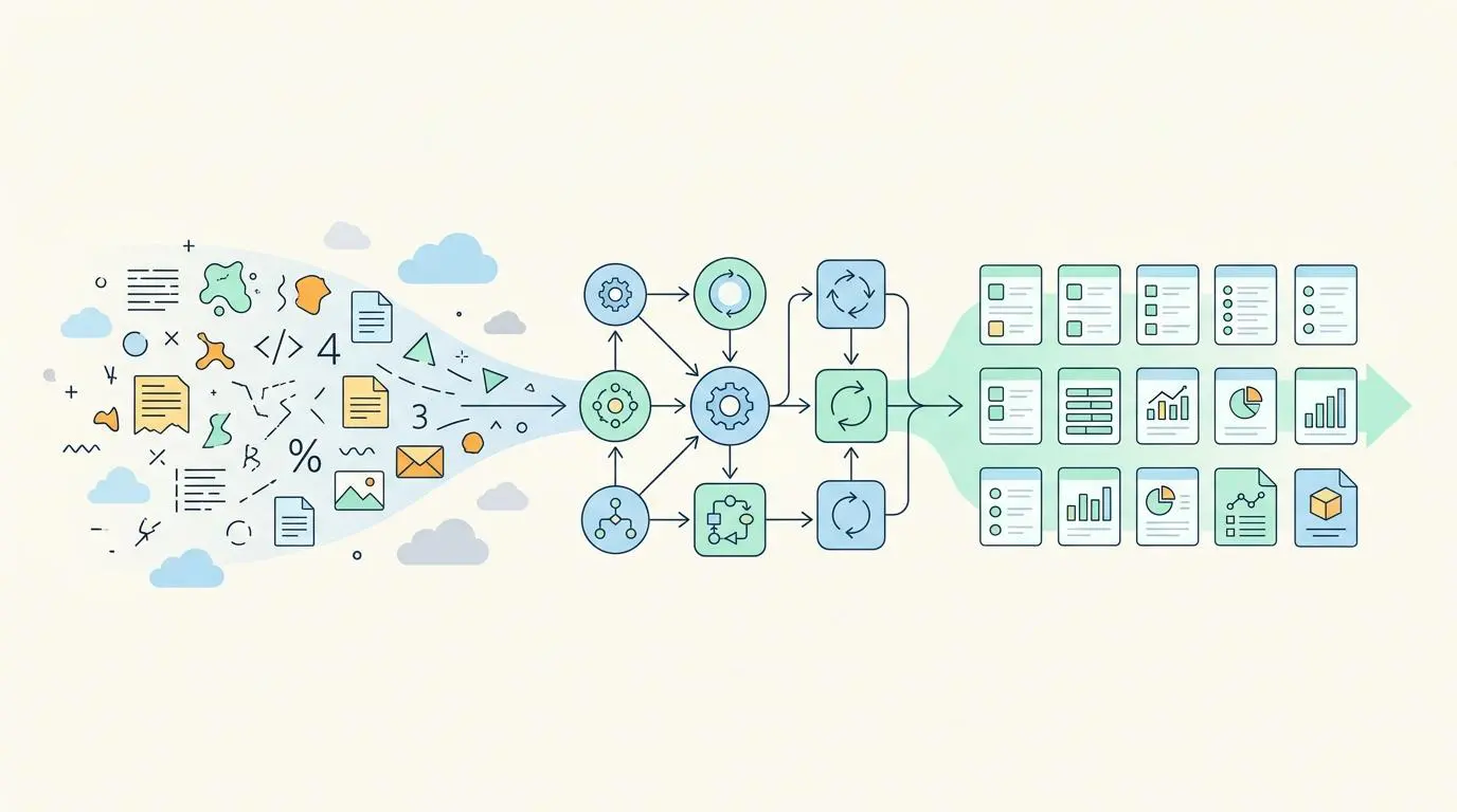 Diagram showing data flow from market feeds to automated collateral valuation updates for mortgage portfolios.