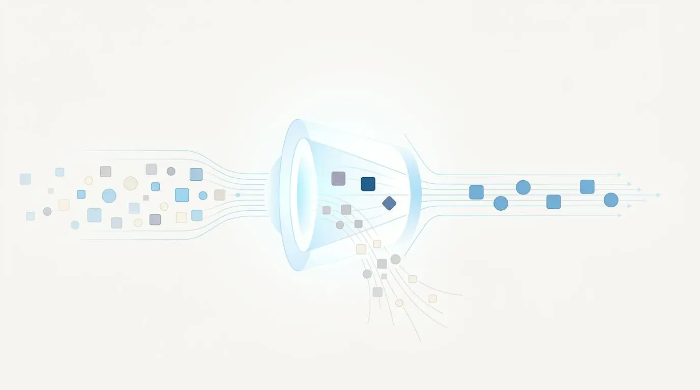 AI NLP models automatically redact PII from application logs before Splunk ingestion, visualized as data filtering.