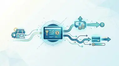 Small business accessing funding via online FinTech platforms for loans.