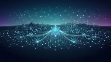 Networked cityscape illustrates the challenges of implementing AIoT at scale.