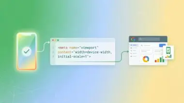 Fixing GSC reporting 'Page is not mobile friendly' by adding viewport meta tag.