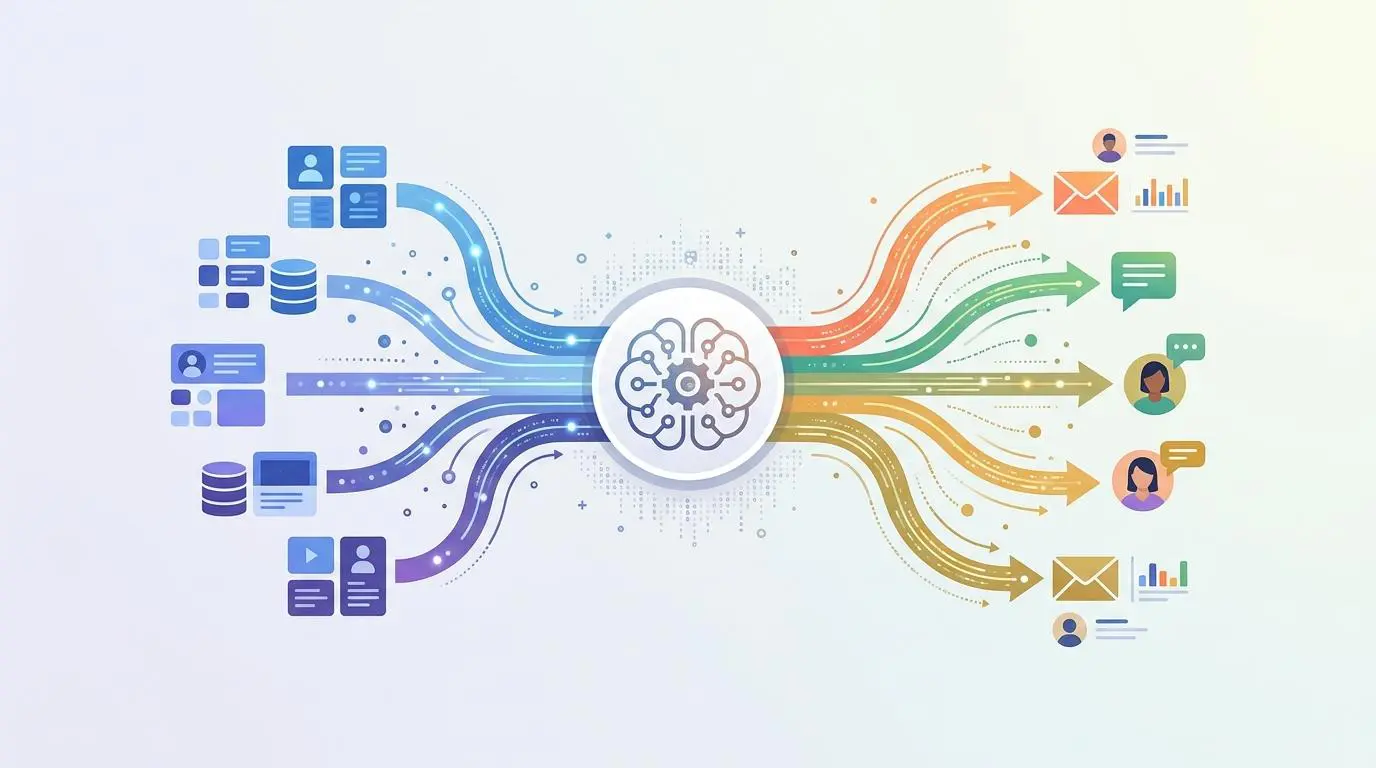 Autonomous cognitive agent processing data for personalized LinkedIn outreach and voice notes.