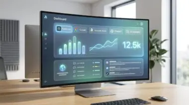 Digital dashboard showing brand mentions across AI platforms like Perplexity, Google, Amazon Alexa, ChatGPT, and AI Assistants.