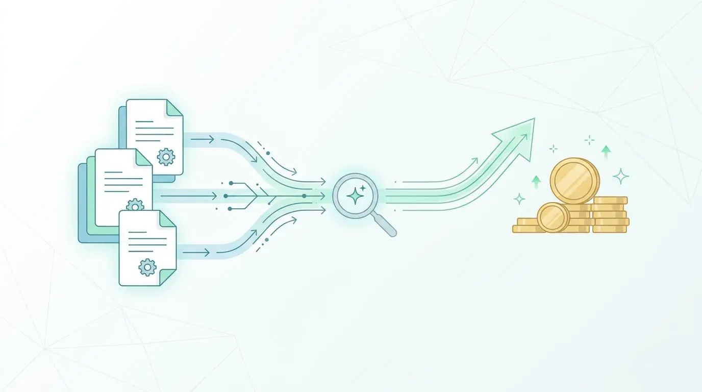AI contract monitoring for revenue recovery: documents analyzed for financial gain.