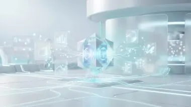 Automated AI creator infrastructure with glowing nodes, visualizing the best AI tools for content creators.