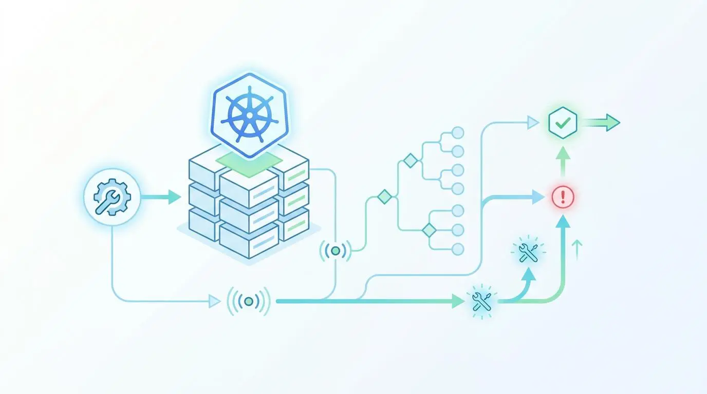 Kubernetes infrastructure remediation system predicting and preventing system crashes through AI log analysis.
