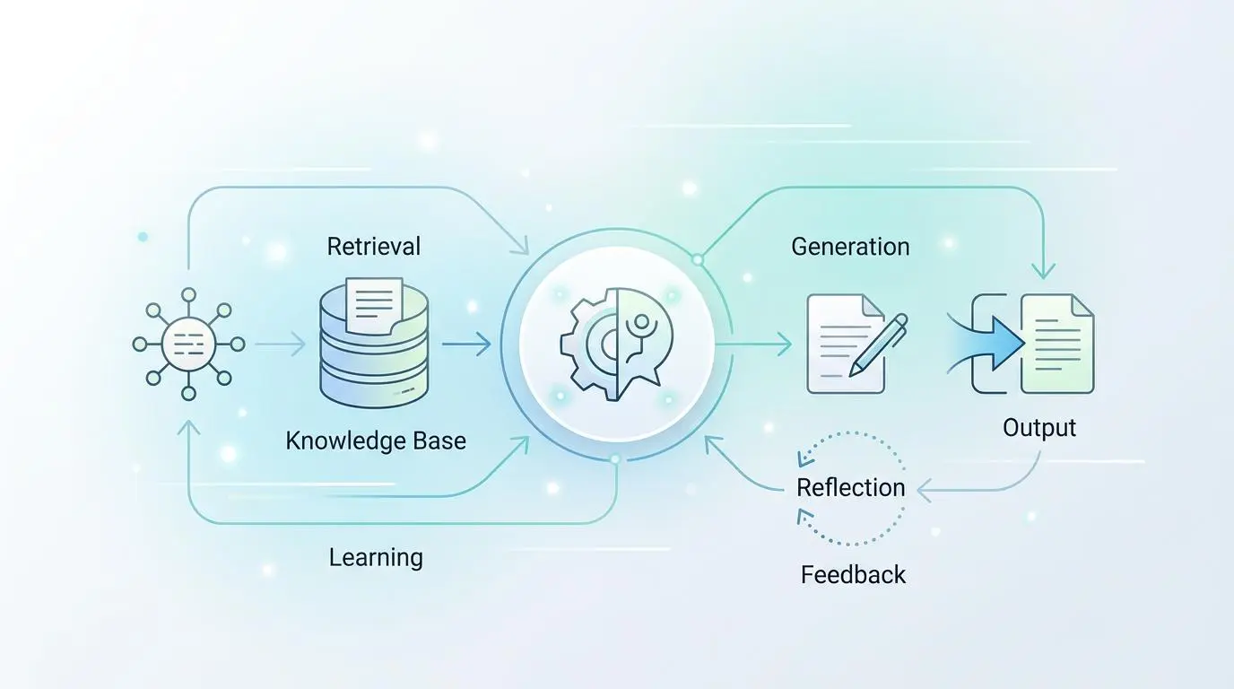 AI process for instant automated generation of weekly productivity reflection journals using task analysis.