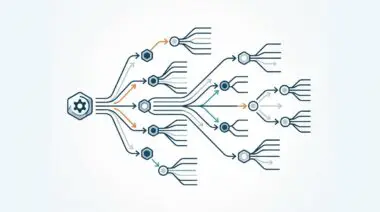 Diagram illustrating AI query fan-out process architecture for understanding AI search.