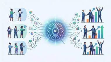 AI-powered generative artificial intelligence sales simulation software driving business growth and training.