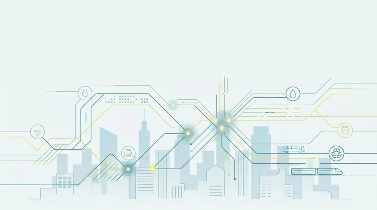 AI enhancing urban infrastructure: traffic, water, and waste management systems.