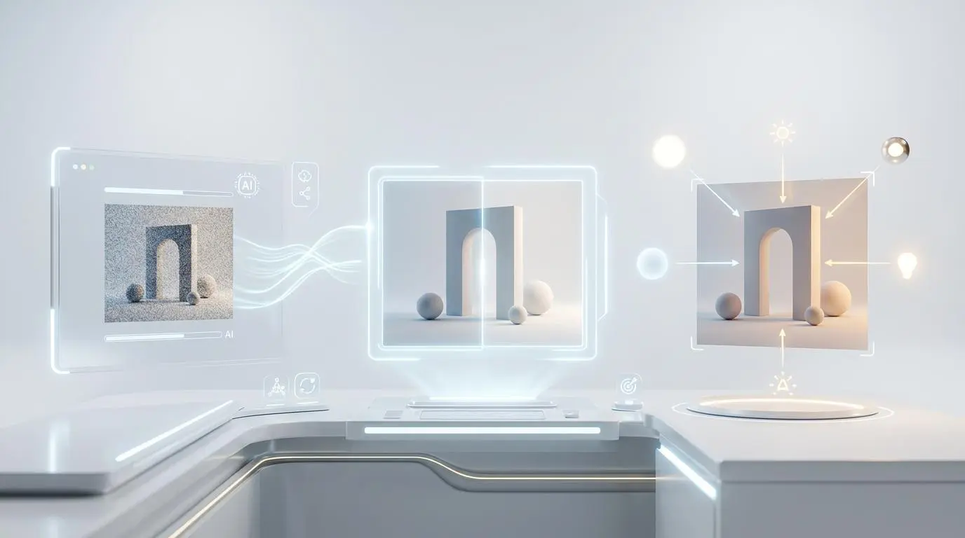 AI automating CGI denoising and light matching for post-production workflows.