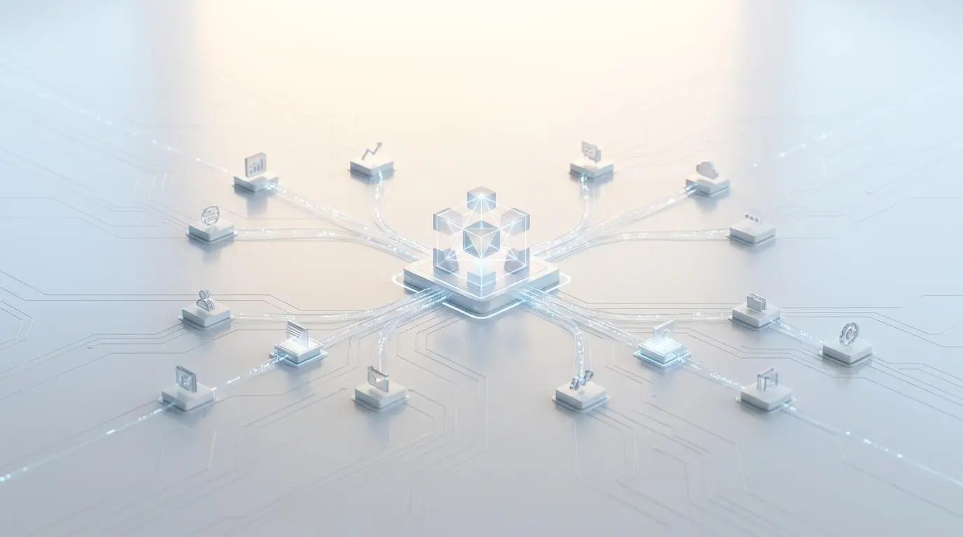Agent orchestration platform connecting diverse enterprise services for autonomous workflows, reflecting Google DeepMind research.