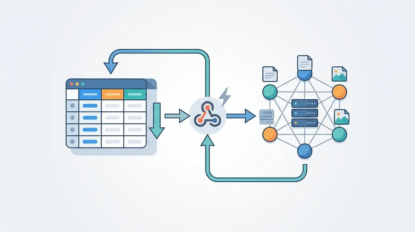 Airtable webhook synchronizing metadata to a CDN with Make.com and Cloudinary.