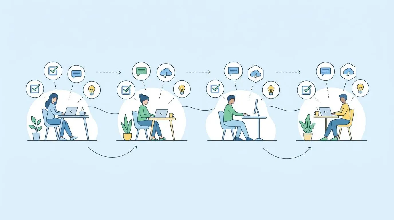 Billionaires apply OODA loop principles with asynchronous teams and digital tools for competitive advantage.